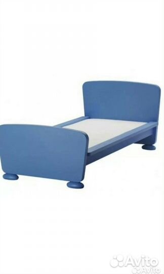 Детская кровать IKEA маммут с матрасом