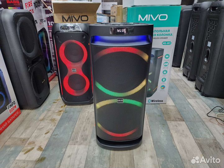 Акустическая система mivo 801 микрофон 2шт 120Ватт