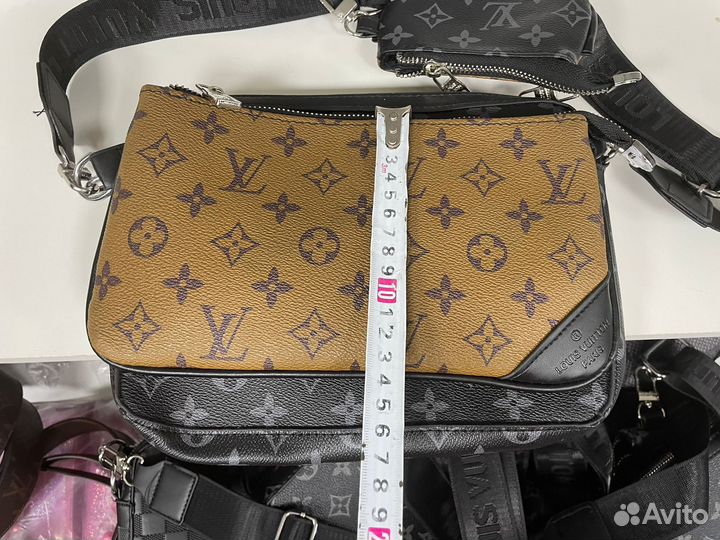 Сумка мужская кожаная Louis Vuitton 3\1