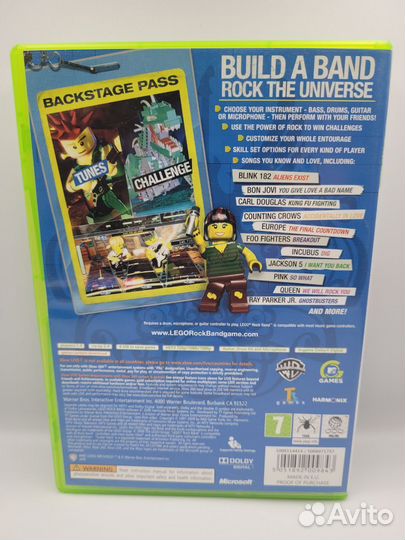 Lego Rock Band xbox 360 (б/у, англ.)