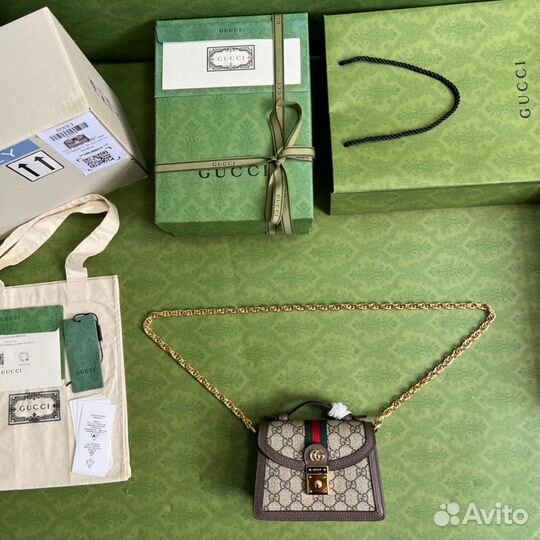 Gucci сумка ophidia mini