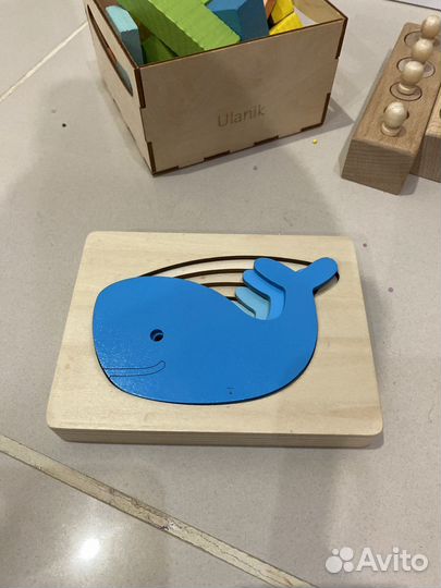 Деревянные игрушки от года