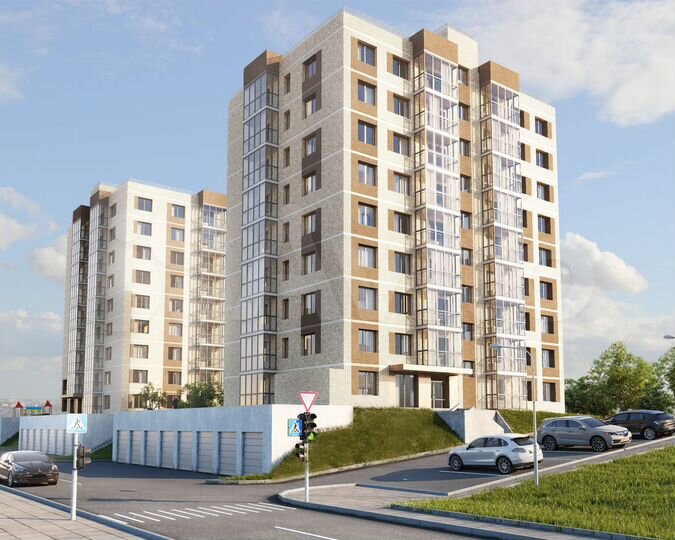 1-к. квартира, 46,6 м², 9/9 эт.