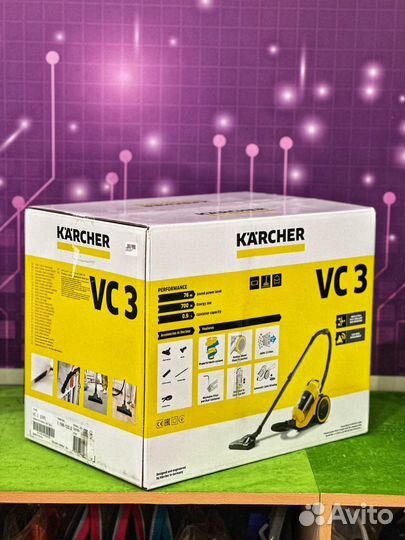 Пылесос Karcher VC 3 Floor RU