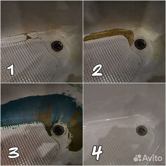 Реставрация ванн акрилом и мрамором в Обнинске