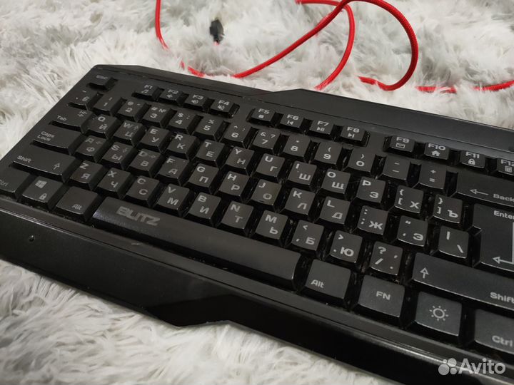 Мембранная клавиатура с подсветкой