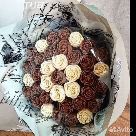 Шоколад ручной работы, букеты из шоколада