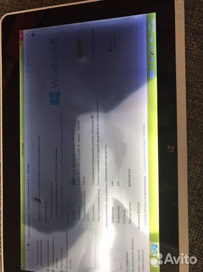 Планшетный пк acer