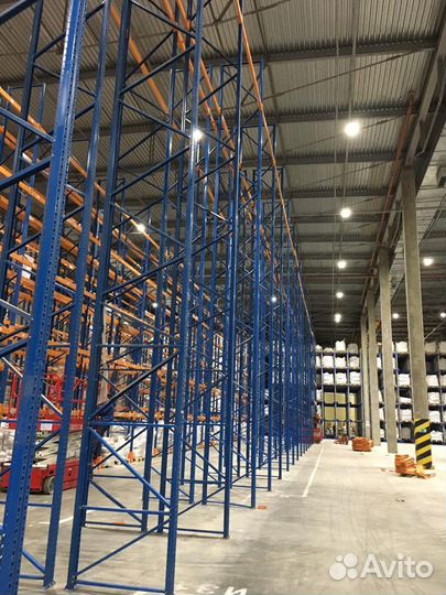 Стеллажи палетные бу рамы балки полочные