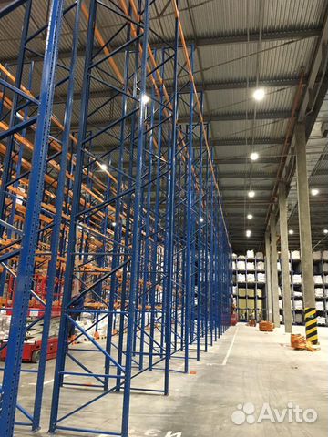 Стеллажи палетные бу рамы балки полочные