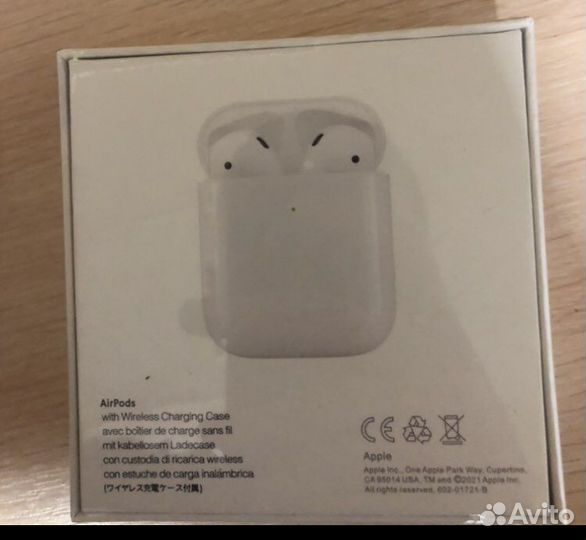 Airpods 2 premium + чехол в подарок