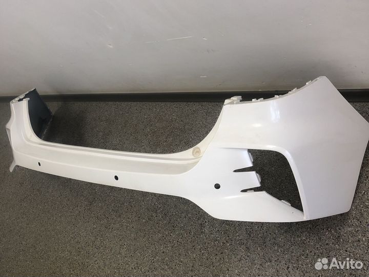 Бампер задний Белый Kia Rio X-Line 2021
