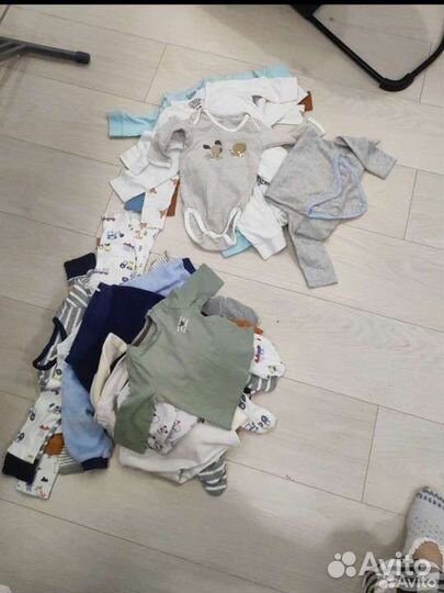 Детские вещи для мальчика от 0 до 3 месяцев