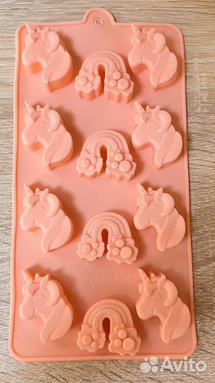 Форма для льда шоколада силиконовая