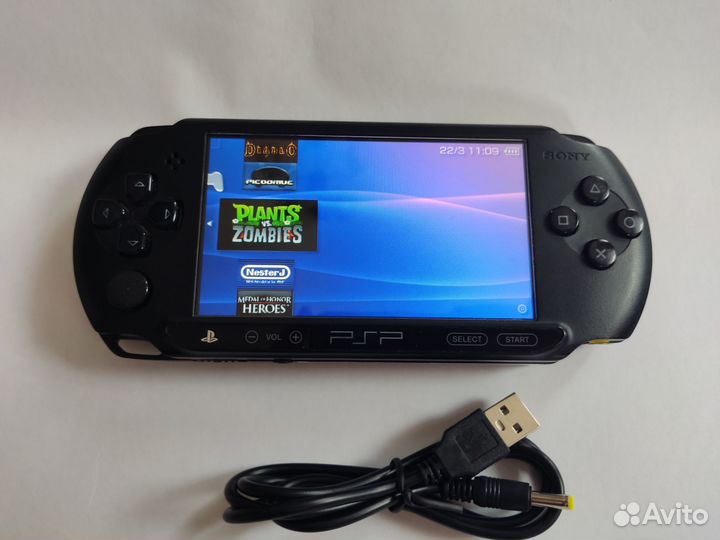PSP Прошитая с кучей игр 160+