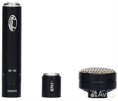 Стереопара микрофонов Октава мк-102 (черный, в дер