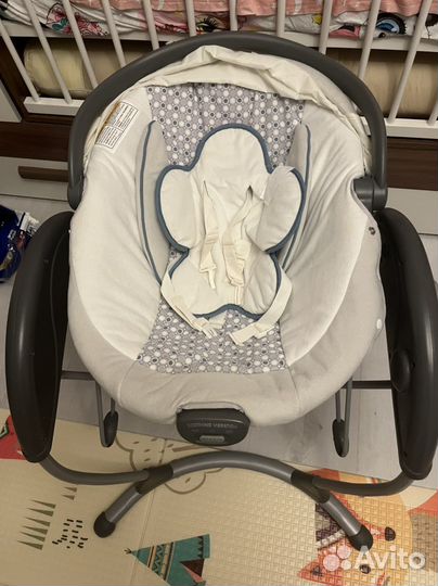 Детские качели-шезлонг 2в1 Graco Glider Elite