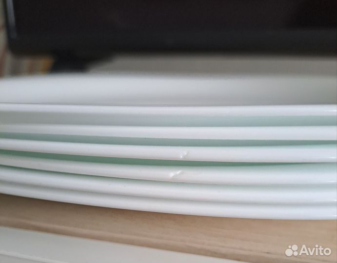 Тарелка белая квадратная 30 см