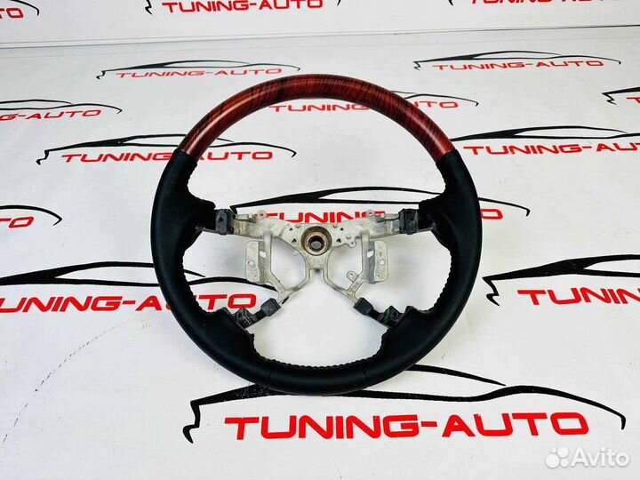 Руль Toyota Camry 40 (красное дерево)