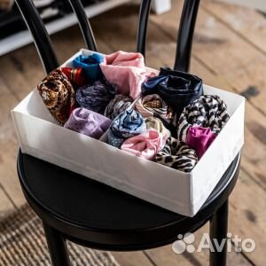 Stuk стук Ящик с отделениями, белый, 20x34x10 см I