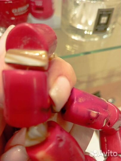 Браслет из коралла с натуральным перламутром