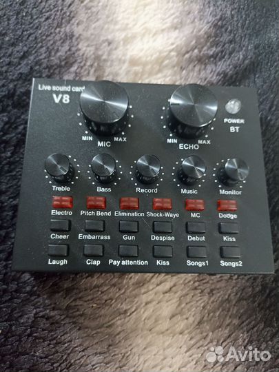 Внешняя звуковая карта с микшером