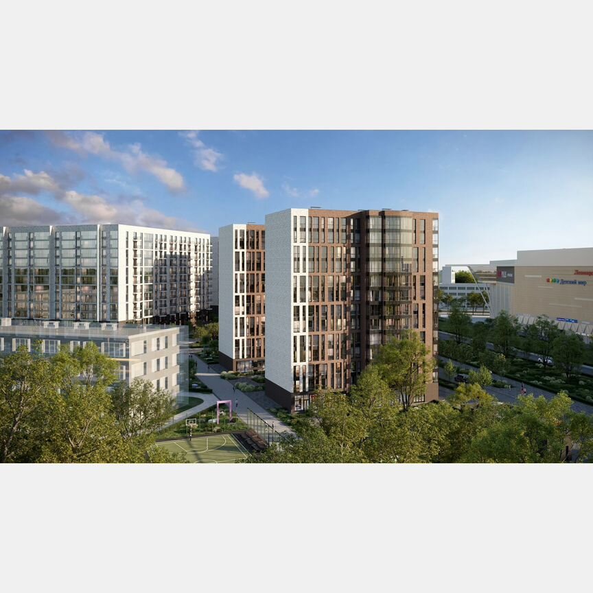3-к. квартира, 96,8 м², 9/13 эт.