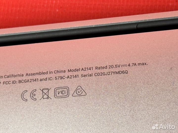 Новый почти Macbook pro 16 2019 i9 1 tb 112 циклов