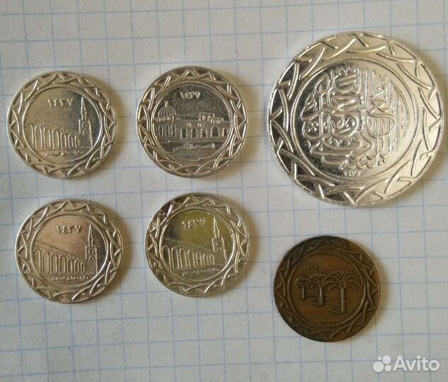 Серебро,редкие монеты Сирии