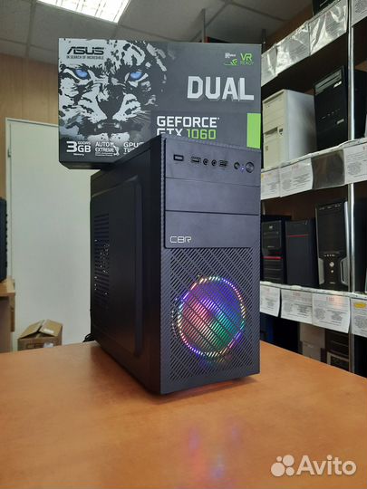 Компьютер игровой Intel Core i5-3470/SSD+/1060 3G