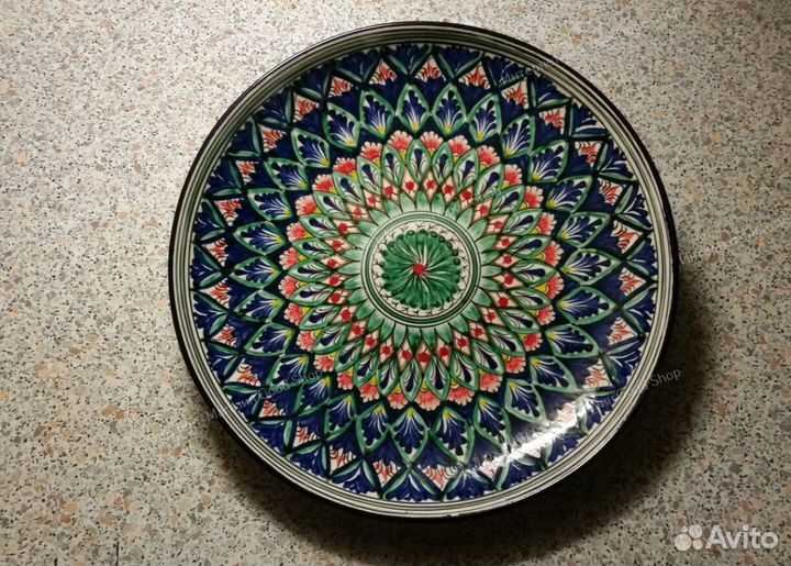 Тарелка ляган 32см синий