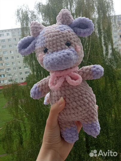 Вязаная коровка