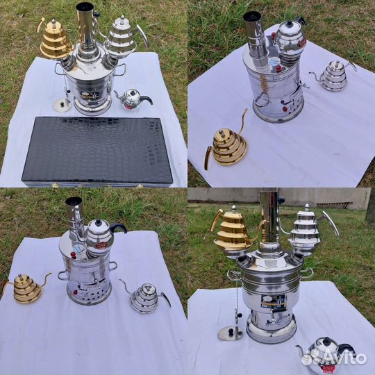 Самовар на дровах, шашлычные наборы