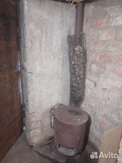 Печка буржуйка для бани, гаража