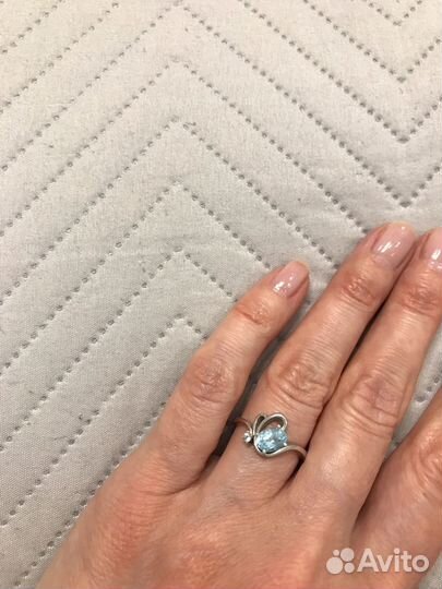 Комплект серьги + кольцо