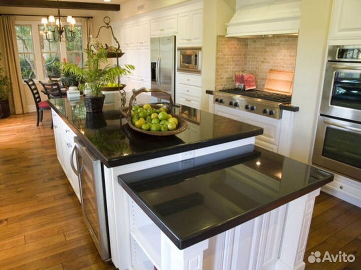 Столешница для кухонного гарнитура, из камня