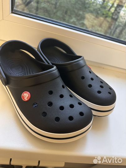 Crocs сабо черные