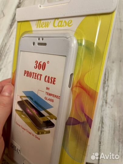 Чехол на iPhone 6 plus со стеклом