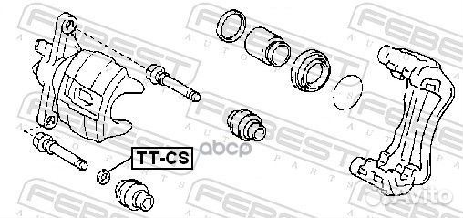 Заглушка направляющей втулки тормозного суппорт