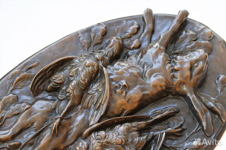 Большое Бронзовое панно 