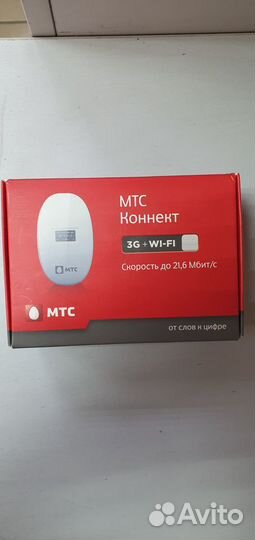 Мобильный Wi-Fi 3G роутер МТС 411D (черный)