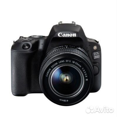 Canon EOS 200D Kit 18-55 is STM black новый