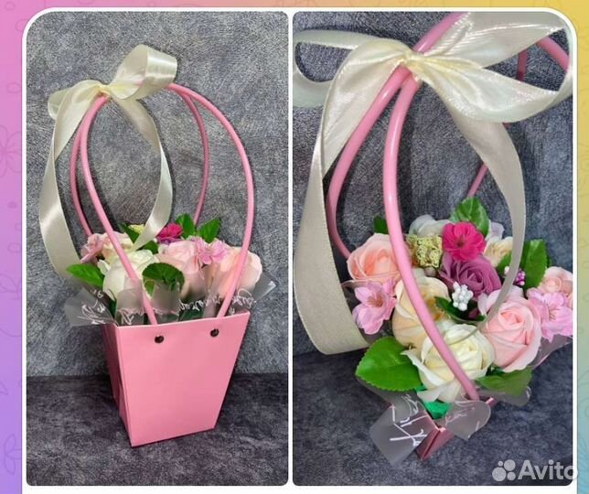 Букет тюльпанов из мыла