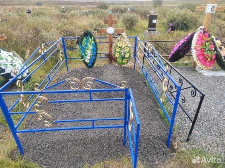 Ритуальные оградки(ограды),столы скамейки на заказ