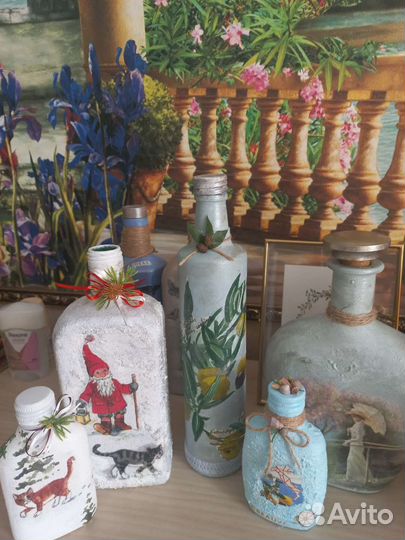 Бутылка стеклянная