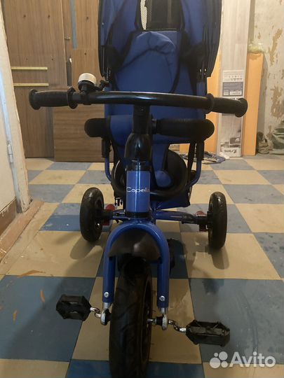 Детский велосипед с родительской ручкой