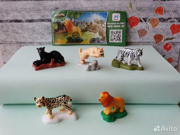 Киндер серии Natoons Животные, Кошки, Перевертыши