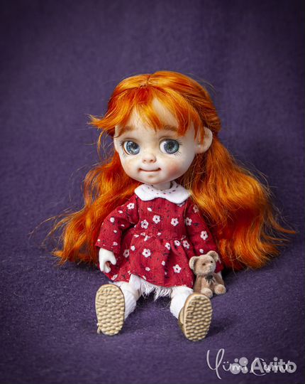 Авторская мини кукла от Yumi Camui