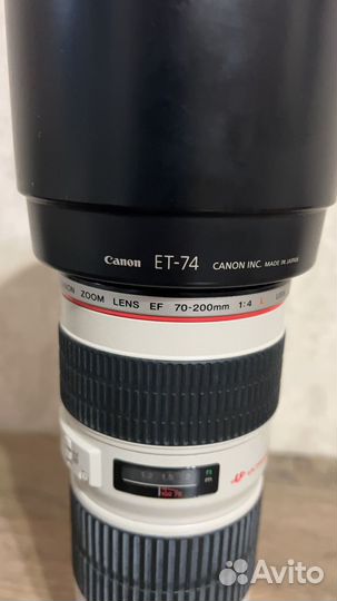 Объектив canon ef 70 200mm f 4