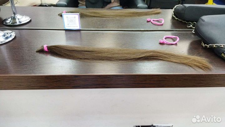 Волосы натуральные 45 см